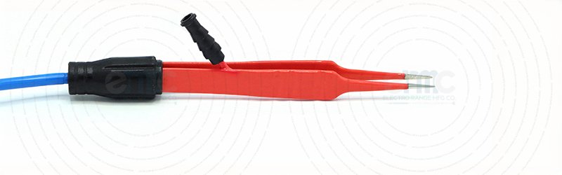 Suction Tube Single Use Jeweler Bipolar Forceps Straight tip with Cable-3m