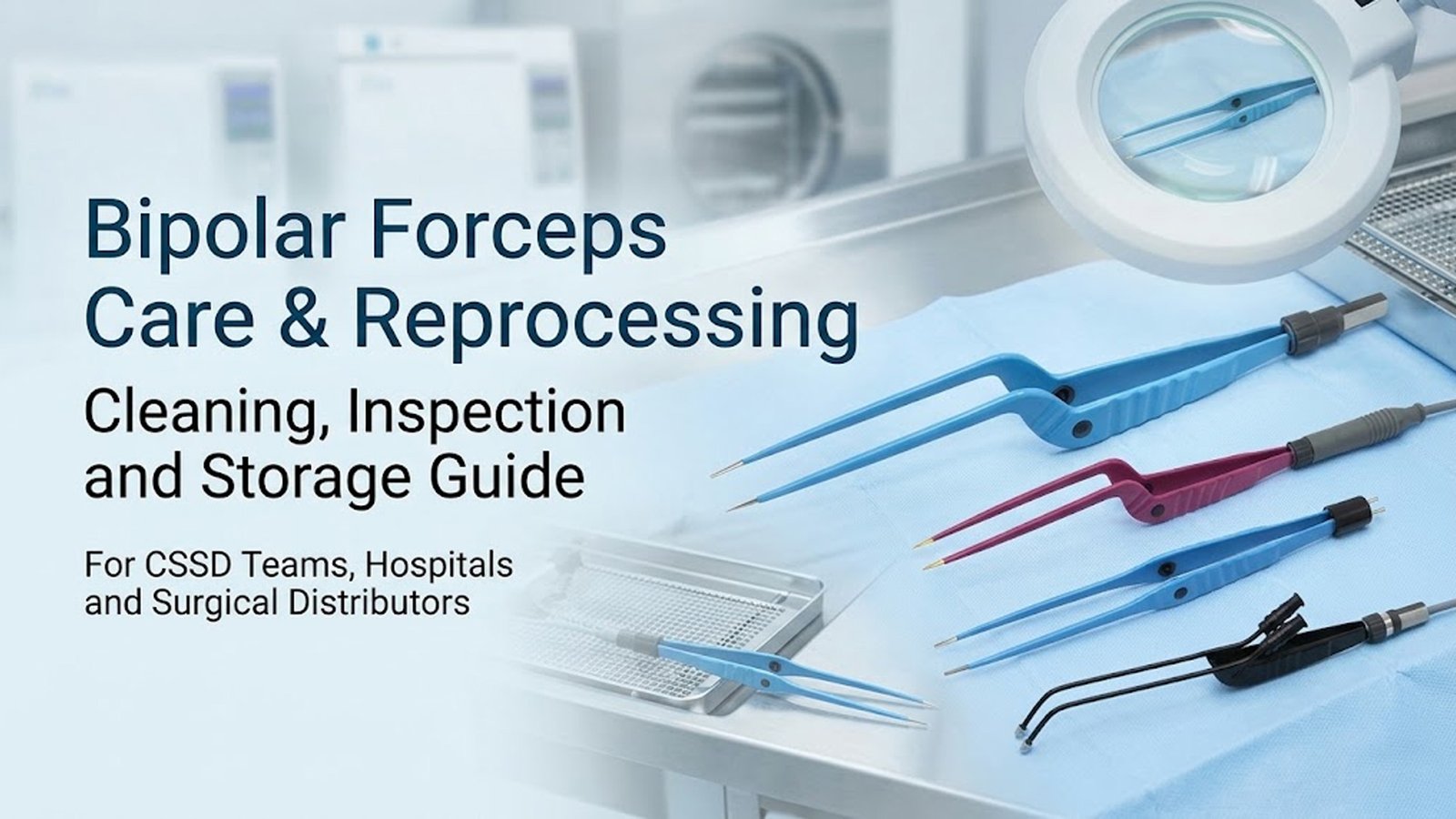bipolar forceps cleaning and care