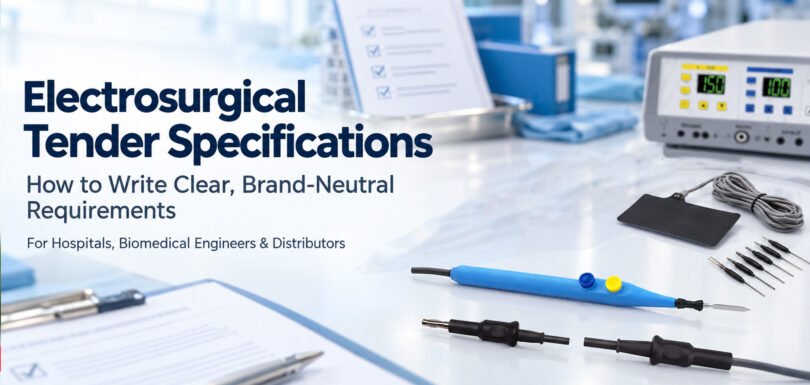 electrosurgical accessories tender specifications